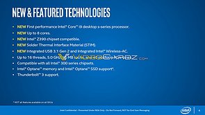 Intel Core i-9000 Features